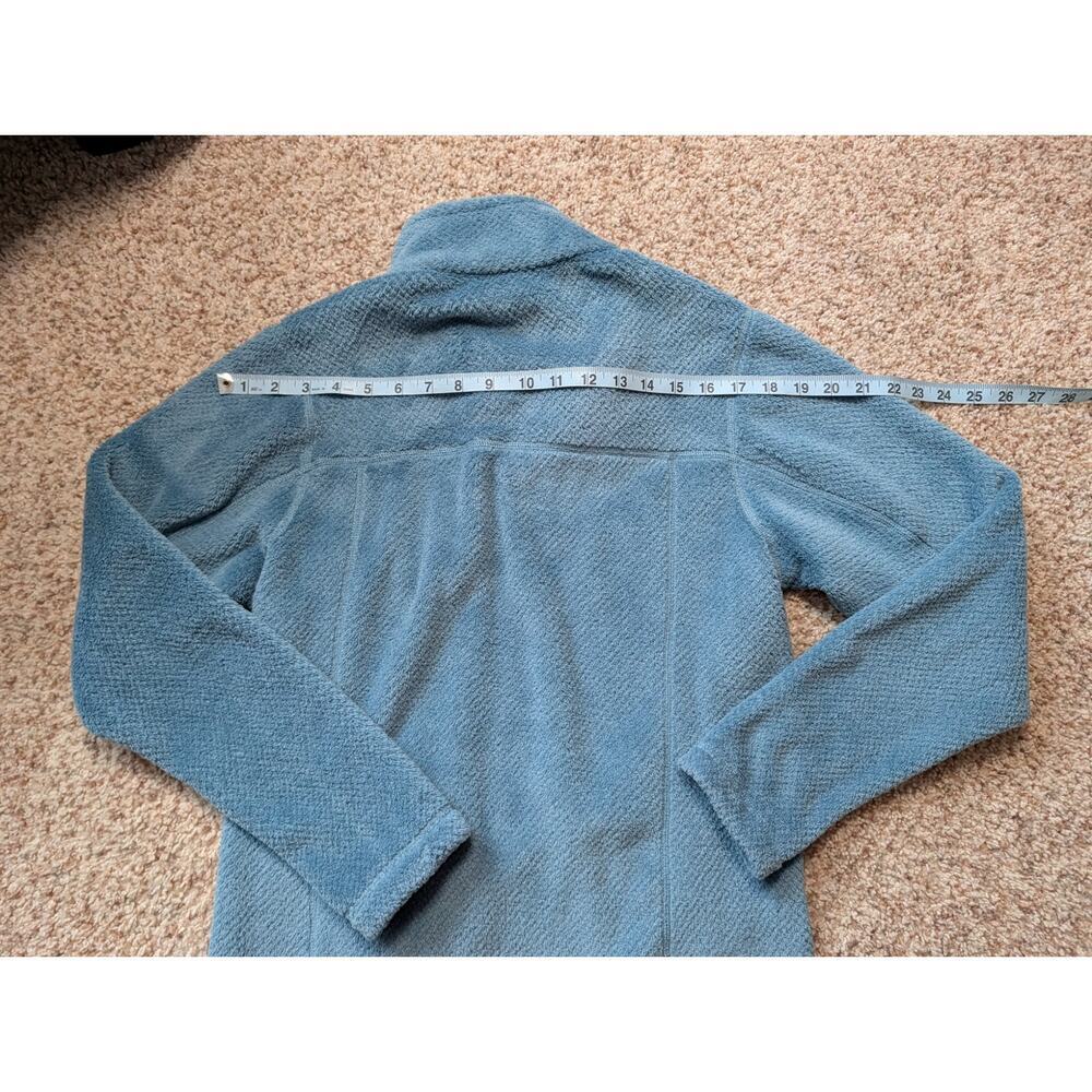 Patagonia Fuzzy Fleece Pull Over jacket/sweatshirt; Women's Medium; Teal - Picture 10 of 10